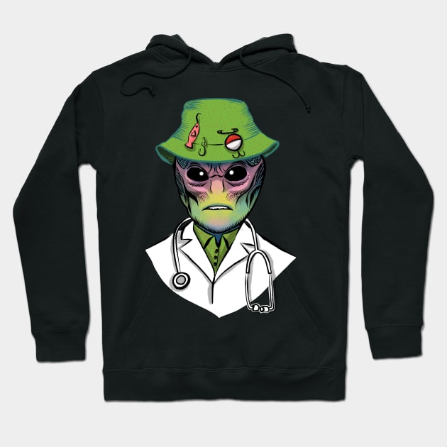 Resident Alien Hoodie by Little Bad Wren 